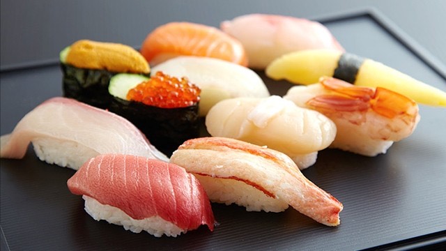 I really love sushi